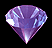 Gif animé bijoux pierre mauve